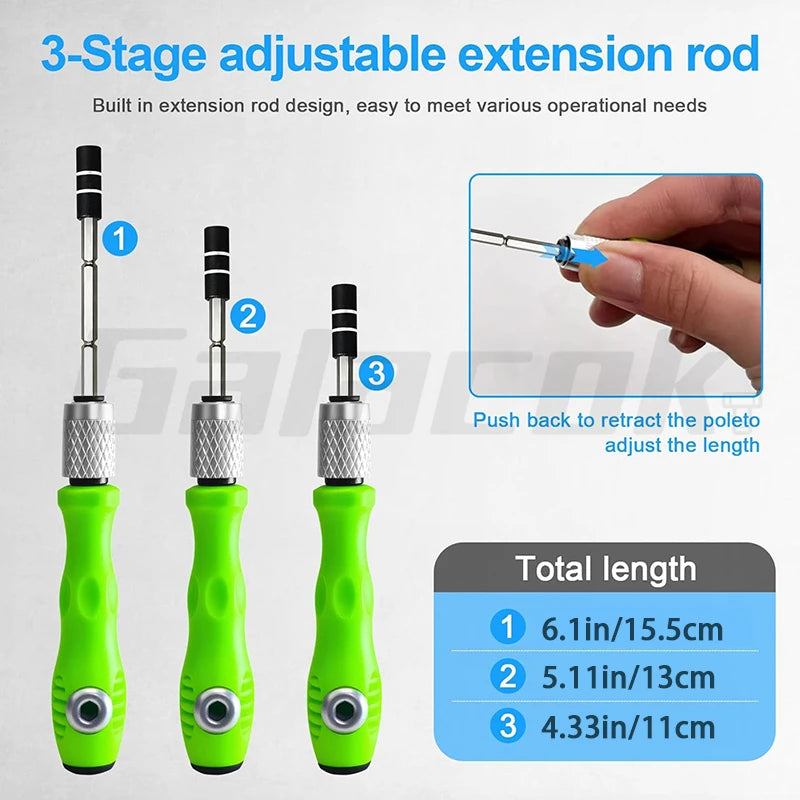 32 in 1 Multifunctional Screwdriver Set Mini Small Screwdriver Torx Phillips Magnetic Screw Driver Bit Portable Repair Tool Kit
