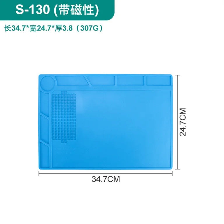 Antistatic ESD Soldering Mat For Bga Rework Station Large Ipad Repair Heat Insulation Mat Pad Small Silicon Mat Thick Soldering