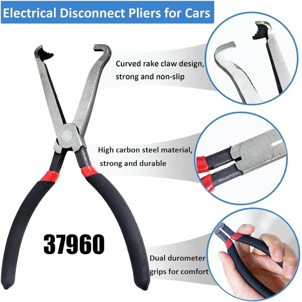 1Pc Car Electrical Disconnect Plier,Automotive Electrical Connector Plier for Cars, Trucks & SUVs, Electric System Repair Tools