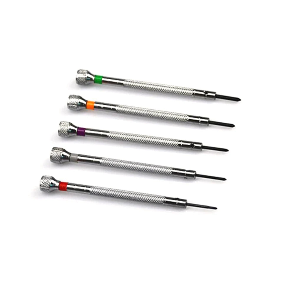 13 Pack Premium Practical Metal 0.6-2.0mm Professional Slotted Cross Screwdriver Set Watchmaker Watch Repair Tools Kit