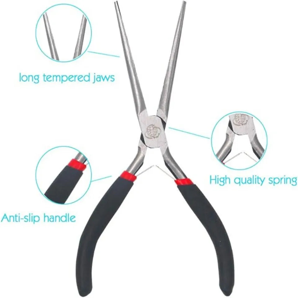 Multi tool Long Nose Plier Needle Nose Plier Forceps Repair Hand Tool