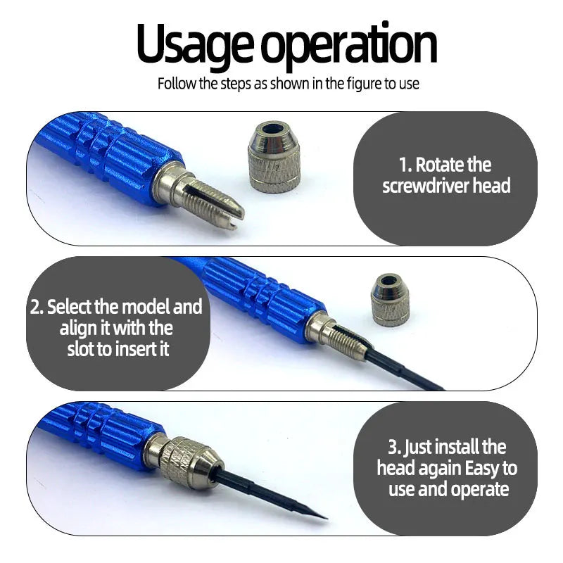Mobile phone repair tool,screwdriver, tablet battery disassembly, screen opening, dust cleaning, disassembly set, small pentagon