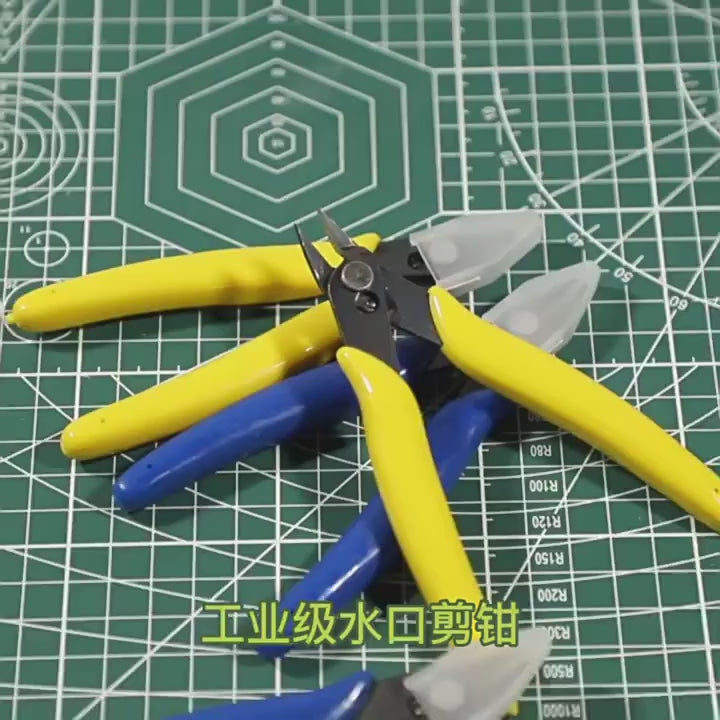 Blue Electricians Pliers Tools Electrician Hand Tool Carbon Steel Electrical Wire Cable Cutters Side Snips Flush Nipper Home