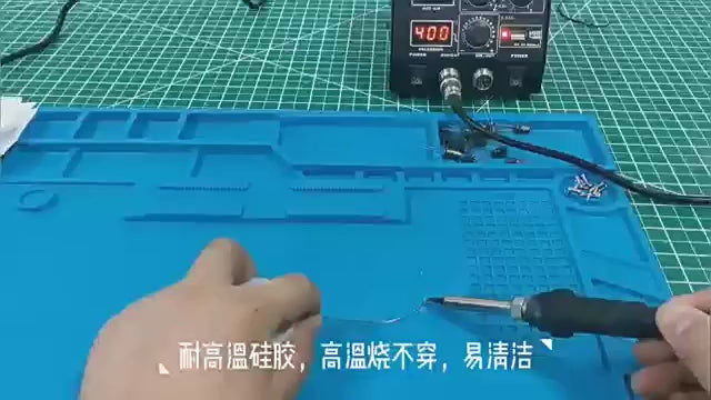 Antistatic ESD Soldering Mat For Bga Rework Station Large Ipad Repair Heat Insulation Mat Pad Small Silicon Mat Thick Soldering